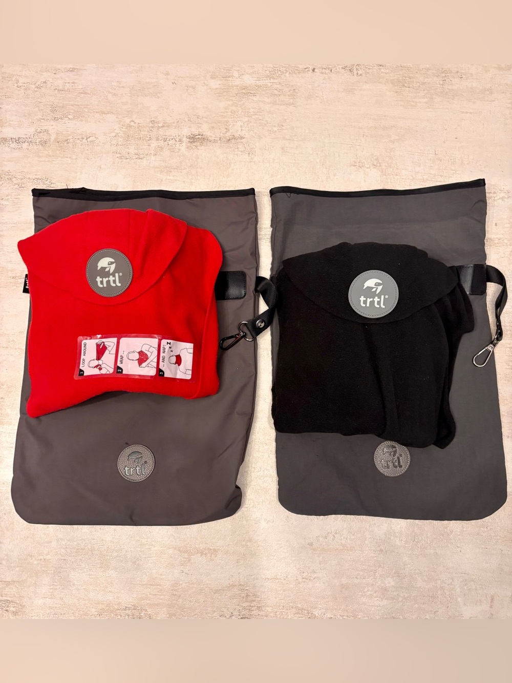 trtl Travel Neck Supports with Carry Pouch (2)